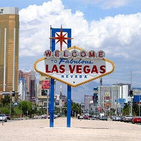 The famous Las Vegas Strip is 13.67 mi. (22 km) long.