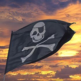 The skull flag was created by Vietnamese pirates in the 15th century.