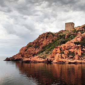 The Gulf of Porto, in the Adriatic Sea, is at the entrance of the city of Dubrovnik (Croatia).