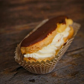 The “éclair,” French for “a flash of lightning,” got its name because it is eaten quickly.