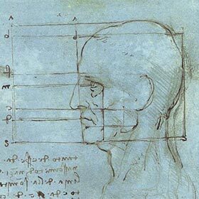 Leonardo da Vinci always took care to finish what he started.