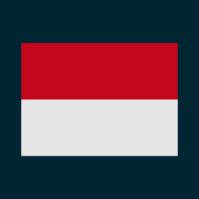 Apart from their dimensions, the flag of Indonesia is the same as the flag of Poland but reversed.