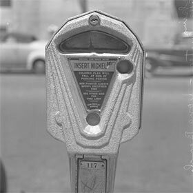The first parking meter was installed in New York in front of the Stock Exchange in 1936.