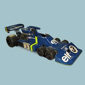 For two seasons, the Tyrrell Racing team used a six-wheeler.