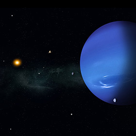 On Neptune, winds can blow at speeds twice the speed of sound.