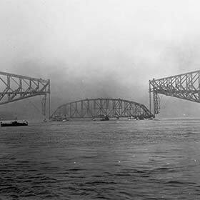 Le pont de Québec s’est écroulé deux fois durant sa construction.