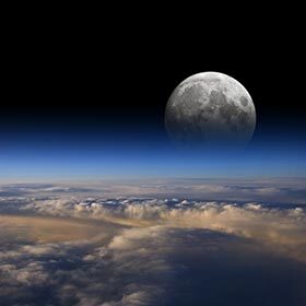 The Moon could not fit more than 8 times into Earth.