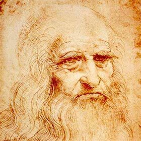 Over time, light has faded the colors of this self-portrait.