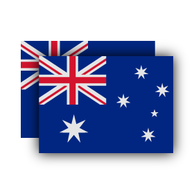 The flags of Australia and New Zealand are identical.