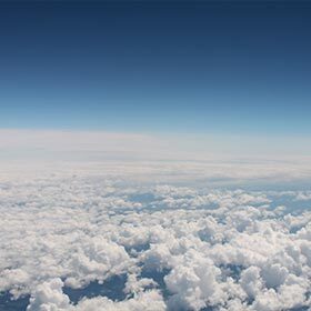 Cumulus clouds are found between 16,000 and 30,000 ft. (5,000 and 9,000 m).