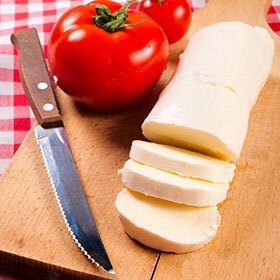 Mozzarella is made with goat milk.