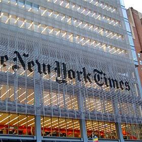 Woodward and Bernstein, the two investigative journalists who broke the Watergate scandal, worked for the New York Times.