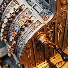 The first cash register was invented to conform to the new accounting rules in the United States.