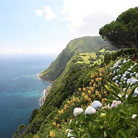 The Titanic sank near the Azores, a region of the Atlantic Ocean where icebergs are rarely seen.