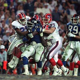 The Buffalo Bills hold the unfortunate record of four consecutive losses at the Super Bowl.