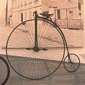 The penny-farthing (high wheeler) could not go faster than 5 mph (8 km/h).