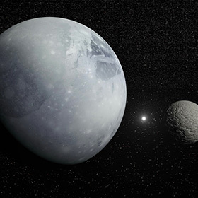 Charron, la lune de Pluton, est plus grosse que Pluton elle-même.