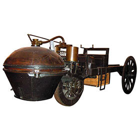 The ancestor of the car goes back to 1769.
