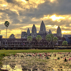 Tourists are now banned from visiting the archeological site of Angkor.