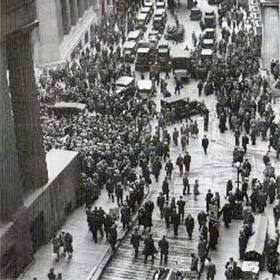 Le 29 octobre 1929, le krach boursier de Wall Street entraîne le monde dans la grande dépression.