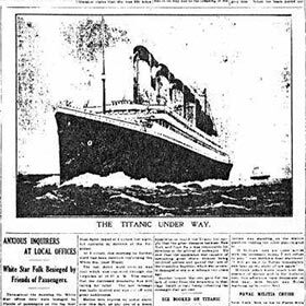 The day after the wreck, the first newspapers reported that all of the passengers had been rescued.