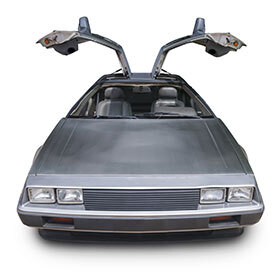 The DeLorean (Back to the Future) was a huge commercial success.