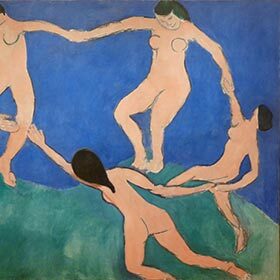 Le tableau La Danse s’inscrit dans la période fauve d’Henri Matisse.