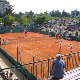 Clay courts are smaller than hard surface courts.