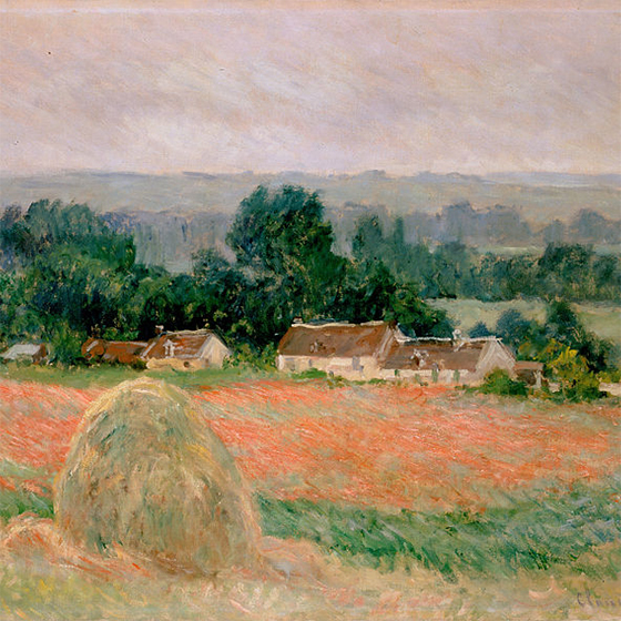 Monet established his famous garden in the village of Giverny.