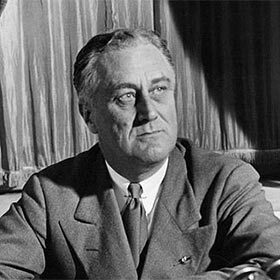 President Franklin D. Roosevelt died a month before the end of the war in Europe.