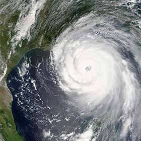 En 2005, l’ouragan Camilla a dévasté La Nouvelle-Orléans.