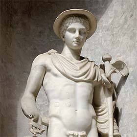 Hermès est à la fois le gardien des voyageurs et le maître des voleurs.