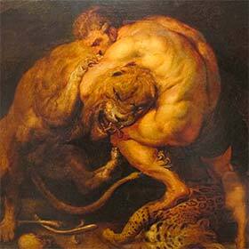 The first of the 12 labors of Hercules was to kill the Nemean lion.