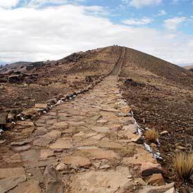The Incas established a vast system of foot messengers to convey important information.