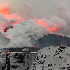 In 2010, the Icelandic volcano Eyjafjöll grounded thousands of planes.