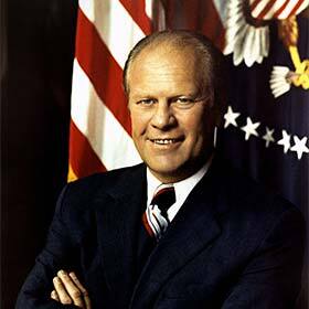 Gerald Ford is the only president who was never elected, either as vice-president or as president.