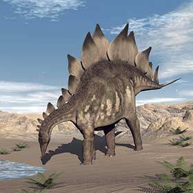 Stegosaurus had intelligence similar to that of dolphins.