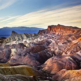 The temperature in Death Valley in the United States once reached 56.7 °C (134 °F), a record in North America.