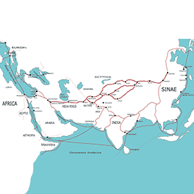 La route de la soie est devenue la route des épices au 8e siècle apr. J.-C.