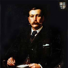 Sir Arthur Conan Doyle was a trained physician, like the character of Watson.