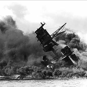 The attack on Pearl Harbor caused the United States to enter the War.