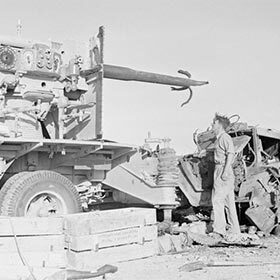 New Zealand took part in the Battle of El Alamein in the Egyptian desert.