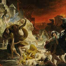 The eruption of Vesuvius was the one that caused the most victims.