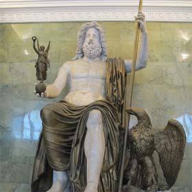 Jupiter is the son of Zeus.