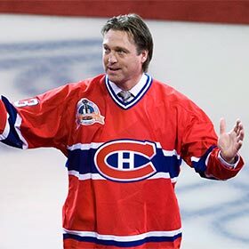 Patrick Roy was the first goalie to score a goal in the playoffs.